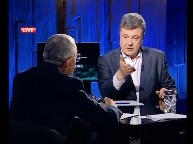 Петро Порошенко заступился за Савика Шустера, и за свободу слова в стране вообще