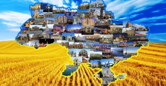 Интернет разрывает карта, где соседями "Великоукраины" со столицей в Москве является крохотная "Новоукраина"