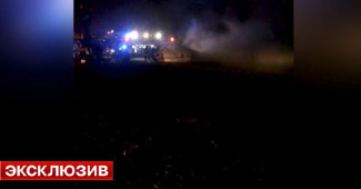 Под Шереметьево, через две минуты после взлета разбился самолет с премьер министров РФ Медведевым на борту!