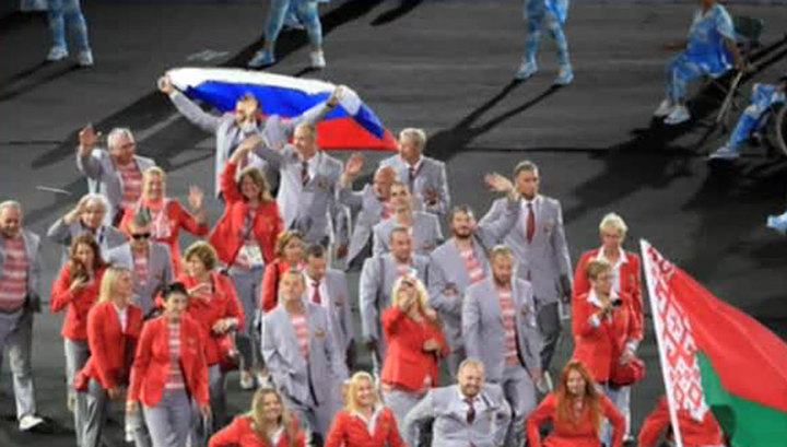 СКАНДАЛ! Беларусь могут дисквалифицировать с Параолимпиады из-за того, что на открытии делегация несла флаг России (ВИДЕО)
