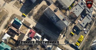 Аэроразведка разузнала места расположения техники боевиков в Горловке (ВИДЕО)