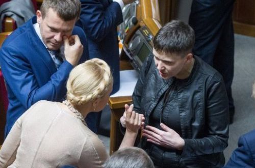 Стало известно о чем так бурно Тимошенко и Савченко спорили в Раде (ФОТО + ВИДЕО)
