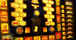 Glowing Slot Machine