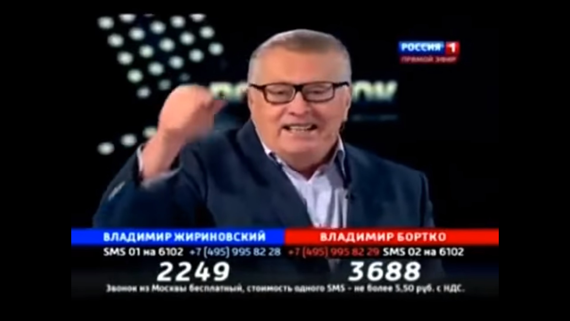 "Это молокосос болотный!.. Нах*р этого Путина" Жириновского в прямом эфире эпически матерился и полез с кулаками драться (ВИДЕО)