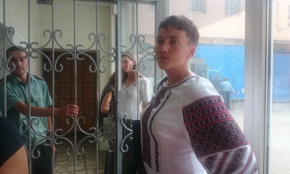 Савченко попала в Лукьяновское СИЗО (ФОТО)