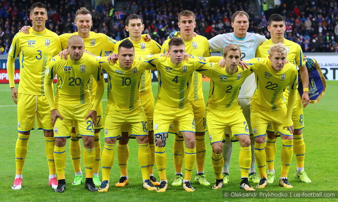 Сборная Украины сохранила за собой 35-тую строчку в рейтинге ФИФА